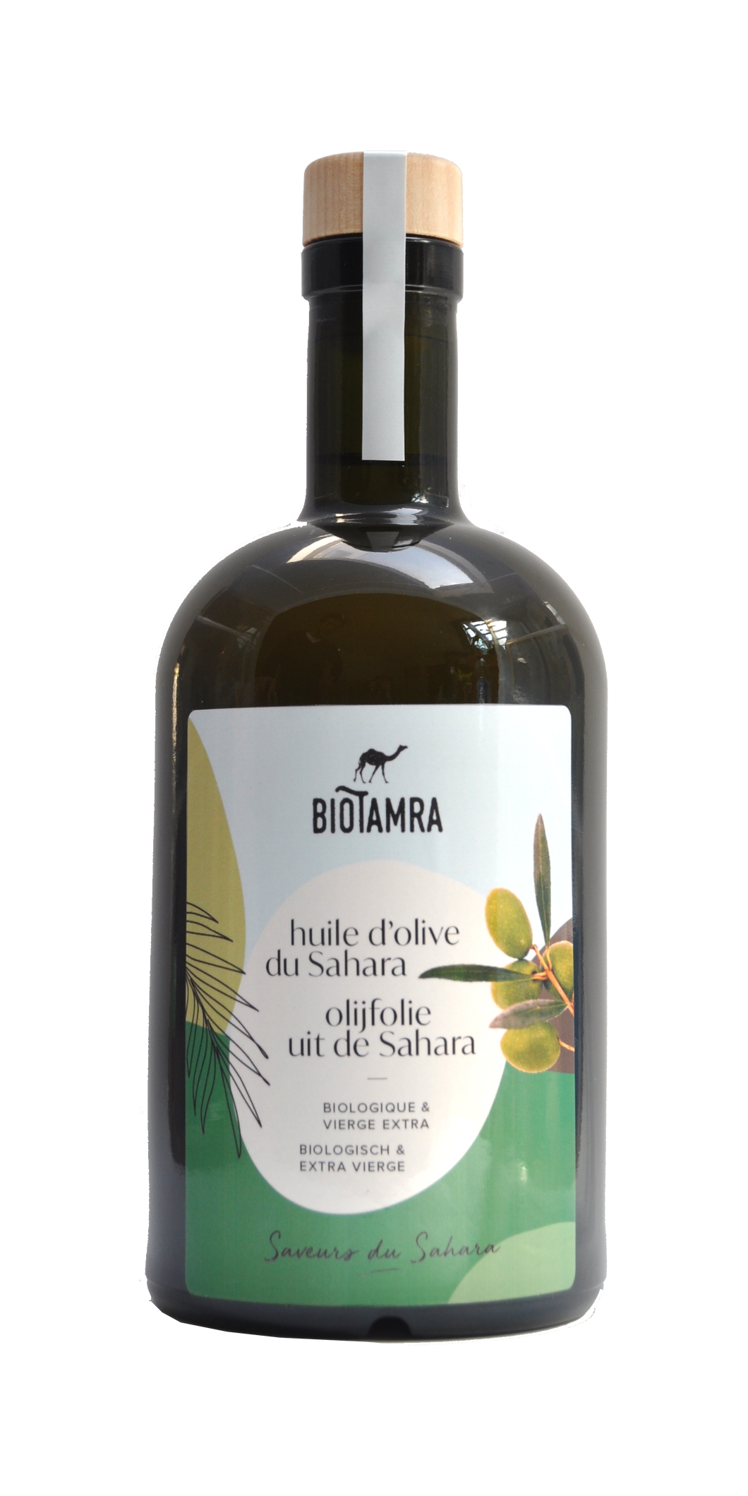 Huile d’olive vierge extra du Sahara (Bio) / Olijfolie extra vierge uit de Sahara, Algerije / 500ml